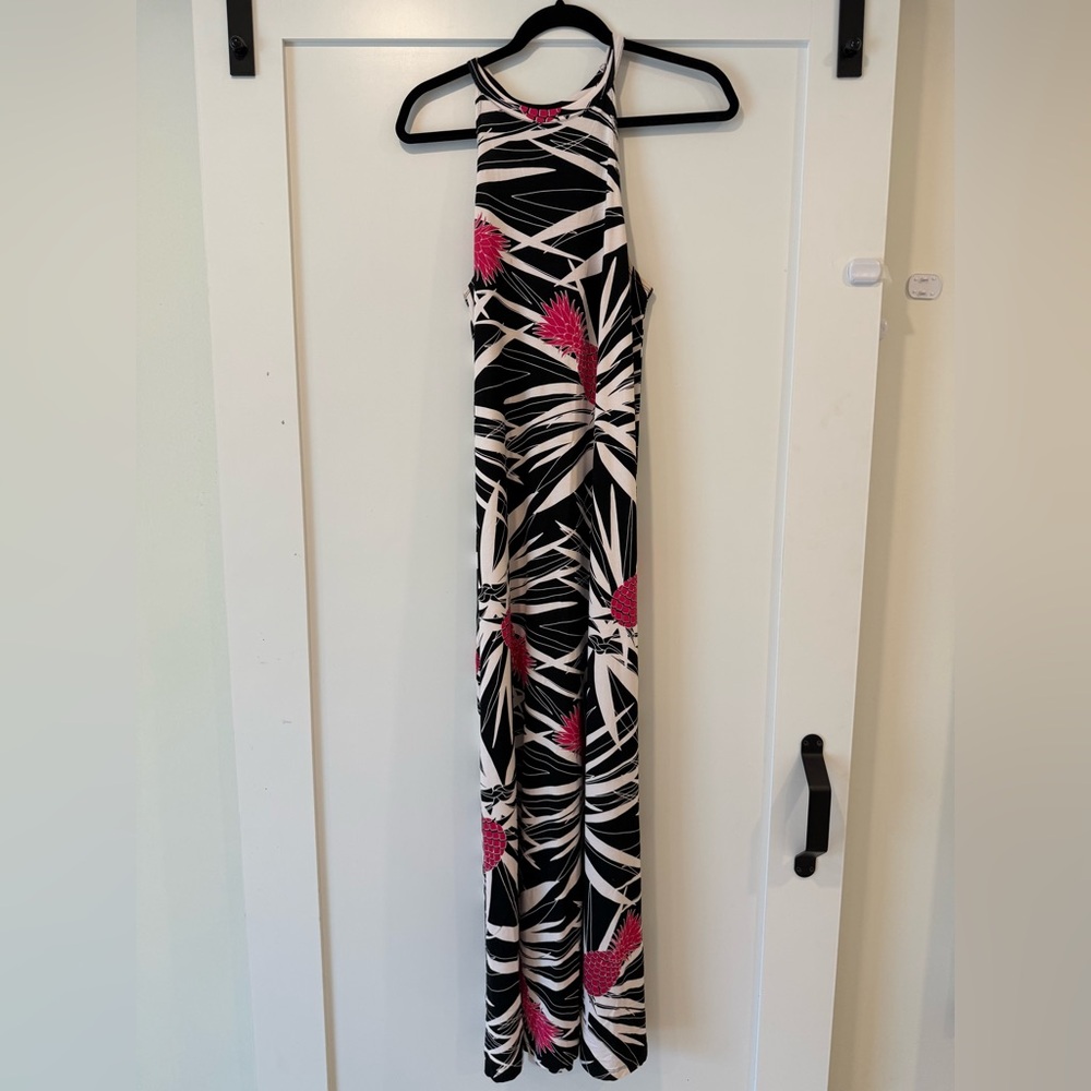 Ava Sky Ginger Print Maxi Dress